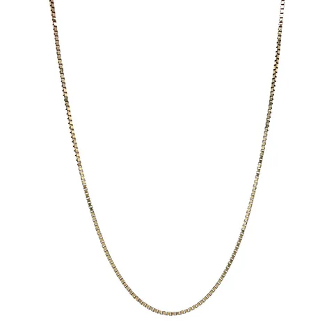 Vintage 14K Gold Venetian Long Necklace