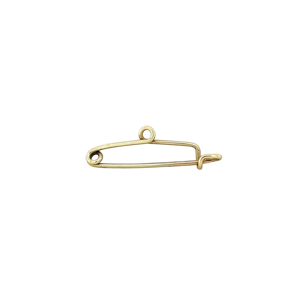 Vintage 14K Gold Veiligheidsspeld Brooch