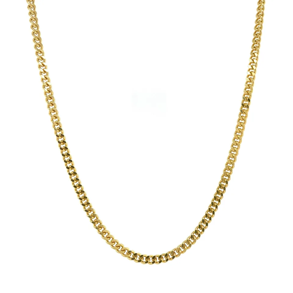 Vintage 14K Gold Necklace Curb 43.5 cm