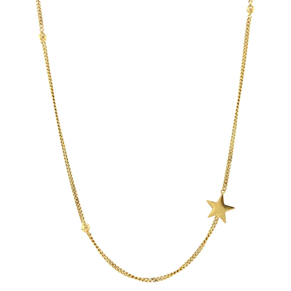 Vintage 14K Gold Necklace Fancy 79.5 cm