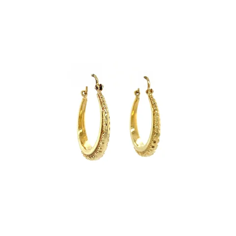 Vintage 14K Gold Hoop Earrings