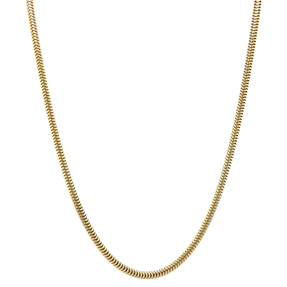 Vintage 14K Gold Slang Necklace