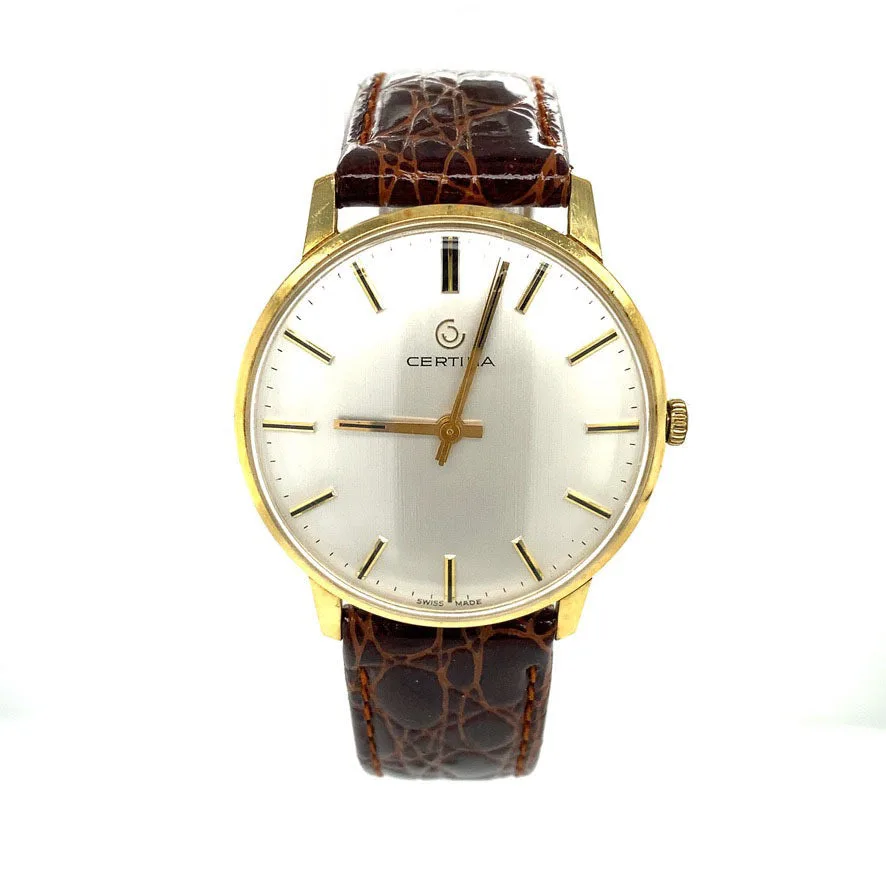 Vintage Certina Classic 14K Gold Watch