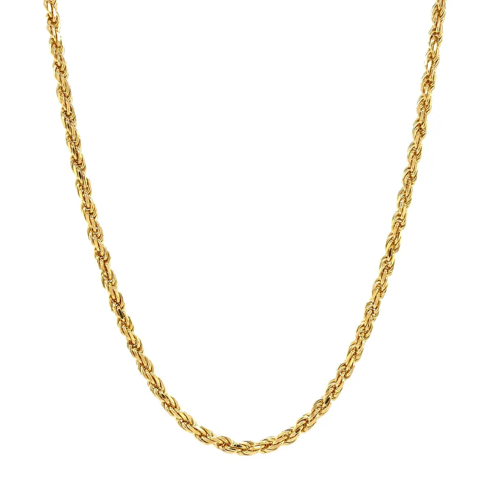 Vintage 14K Gold Rope Necklace