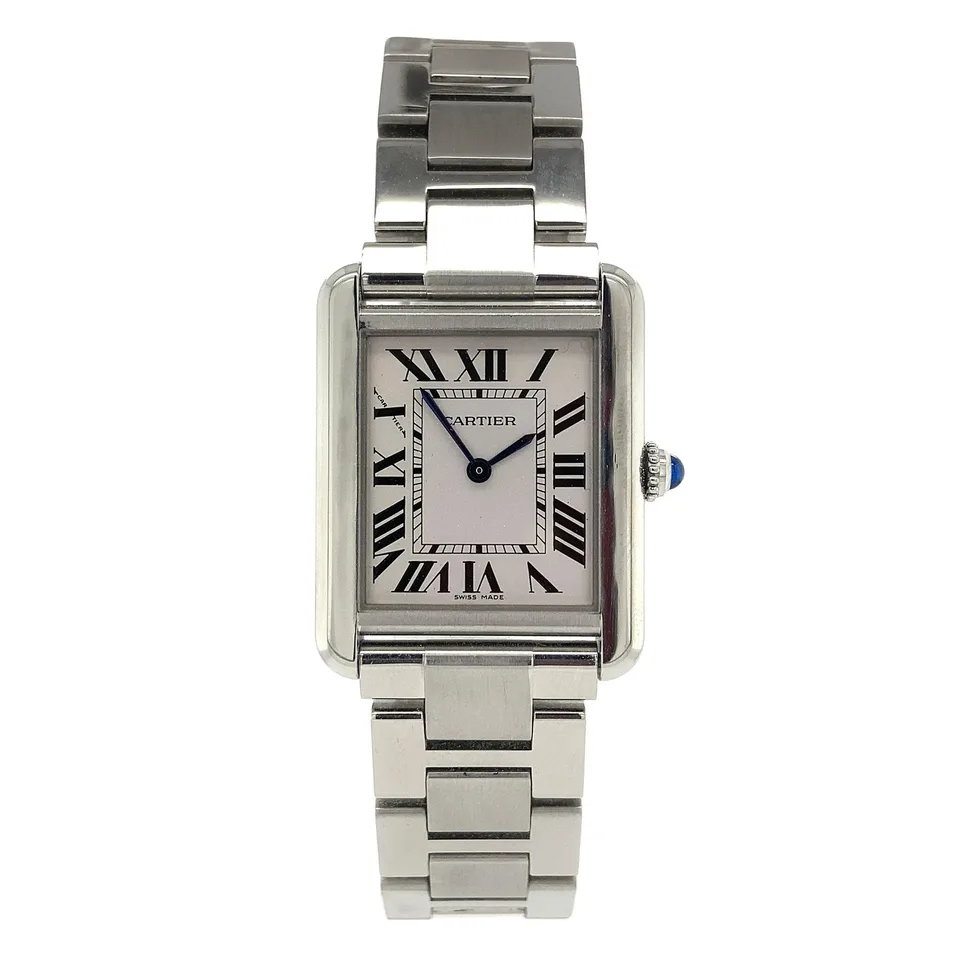 Vintage Cartier Tank Solo Watch Steel