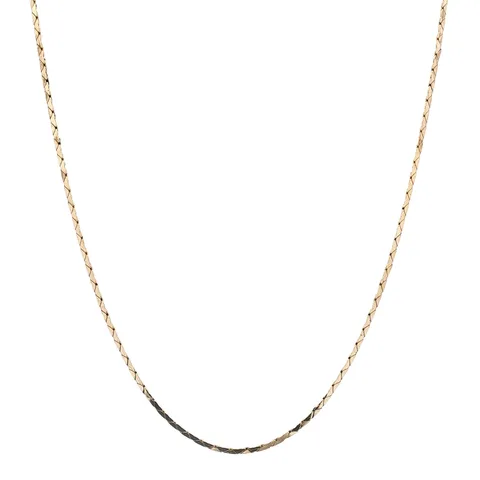 Vintage 14K Gold Cobra Necklace