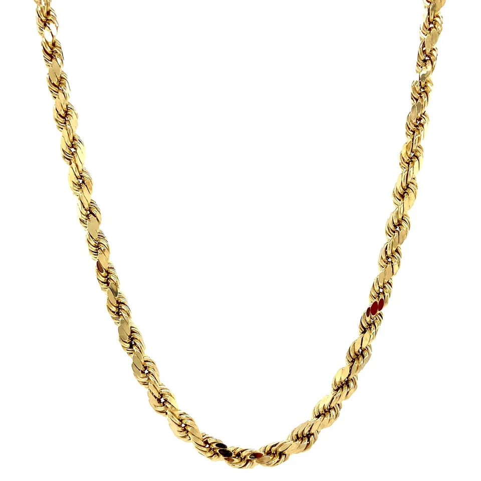 Vintage 14K Gold Necklace Rope 46 cm