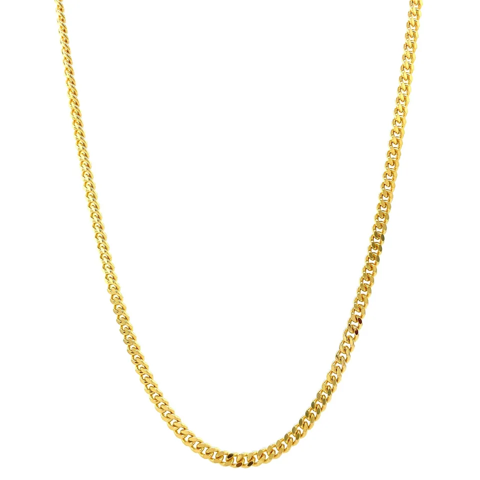 Vintage 14K Gold Curb Necklace
