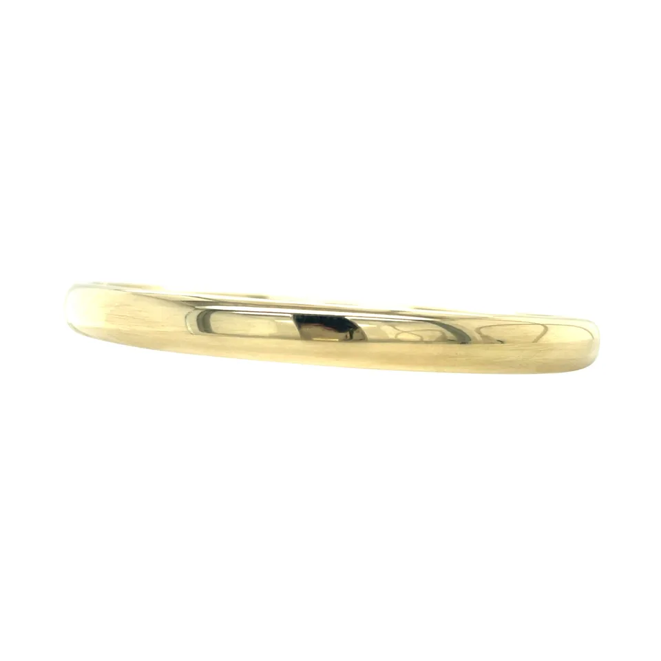 Vintage 14K Gold Smooth Bangle