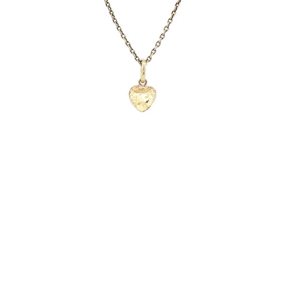 Vintage 14K Gold Heart Pendant