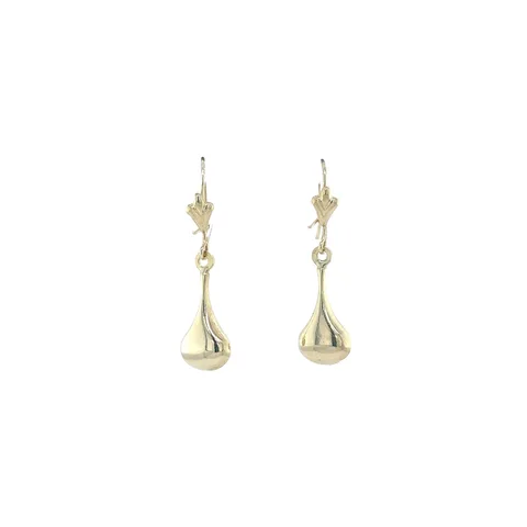 Vintage 8K Gold Drop Earrings