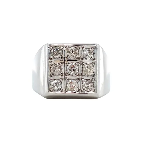Vintage 10K Gold Ring with Diamond
