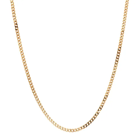Vintage 14K Gold Curb Necklace