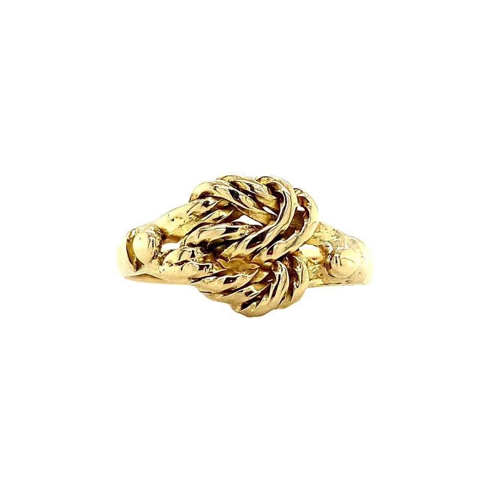 Vintage 14K Gold Ring Knoop