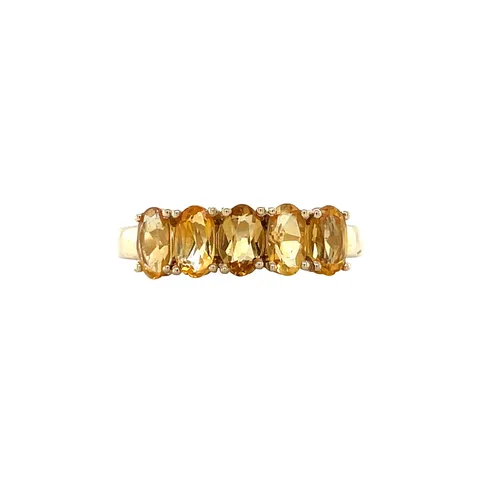 Vintage Josephine 14K Gold Ring, Golden Hour