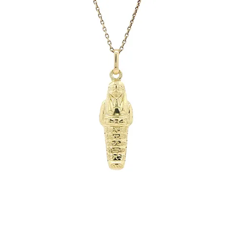 Vintage 14K Gold Mummy Pendant