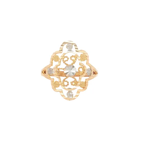 Vintage 20K Two Tone Gold Fancy Ring