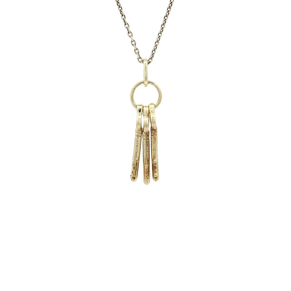 Vintage 14K Gold Bunch of Keys Pendant