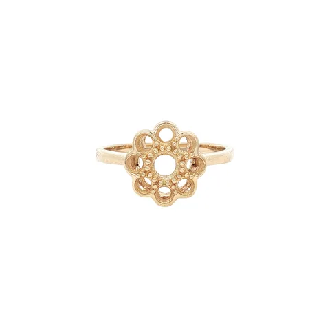 14K Gold Ring Setting