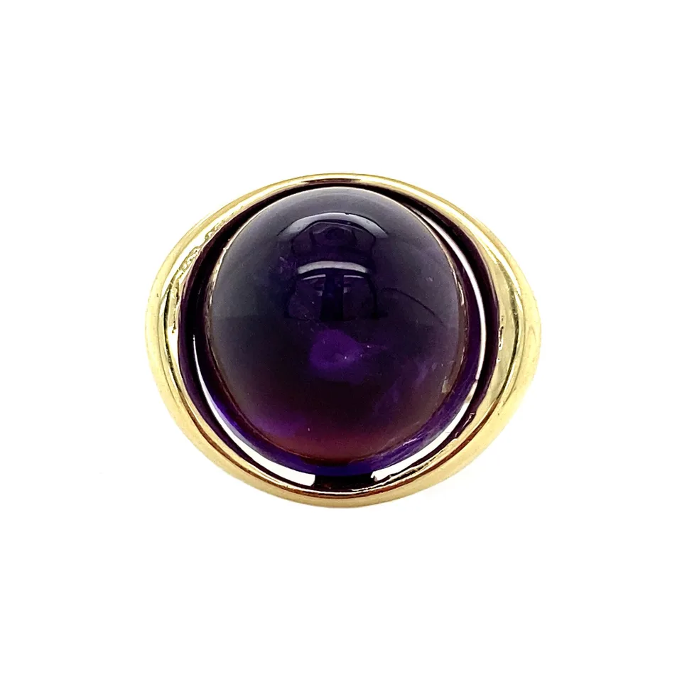 Vintage 14K Gold Ring with Amethyst