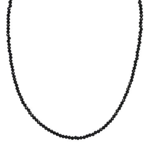 Vintage Cubic Zirconia Necklace with 14K Gold Clasp 37 cm