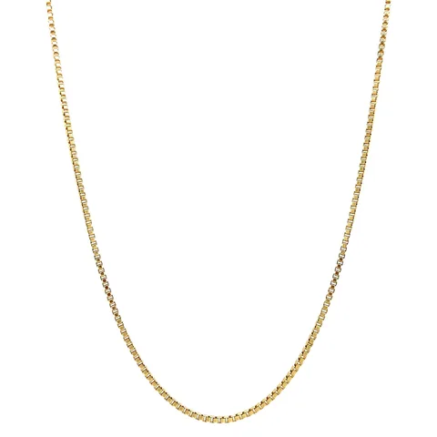 Vintage 14K Gold Venetian Long Necklace