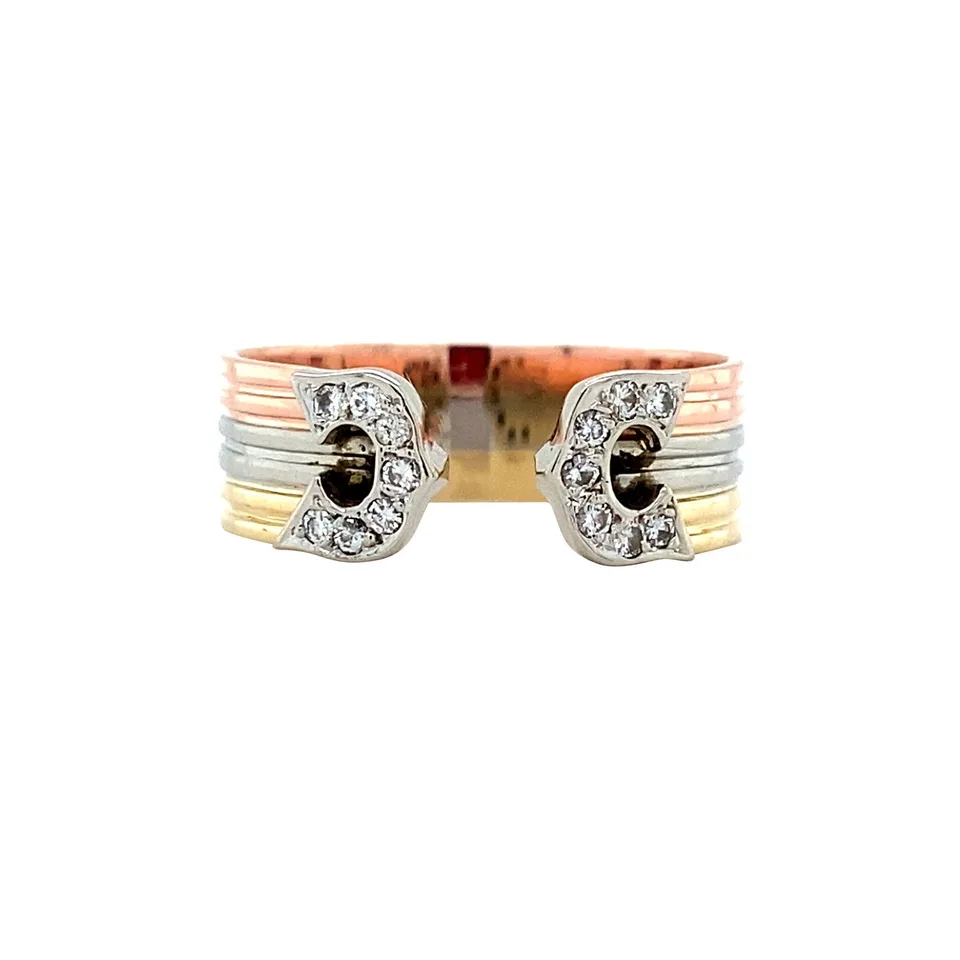 Vintage 14K Gold Ring with Diamond