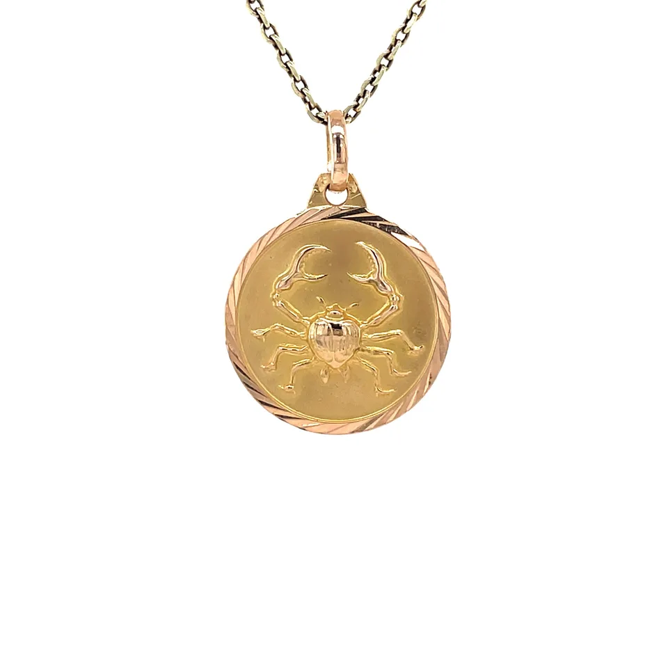 Vintage 14K Gold Kreeft Pendant