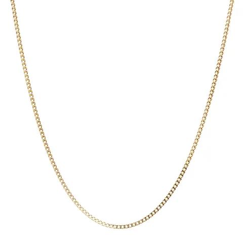 Vintage Curb 9K Gold Necklace