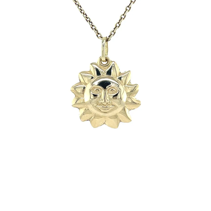 Vintage 14K Gold Zon Pendant