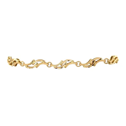 Vintage 18K Gold Fancy Bracelet