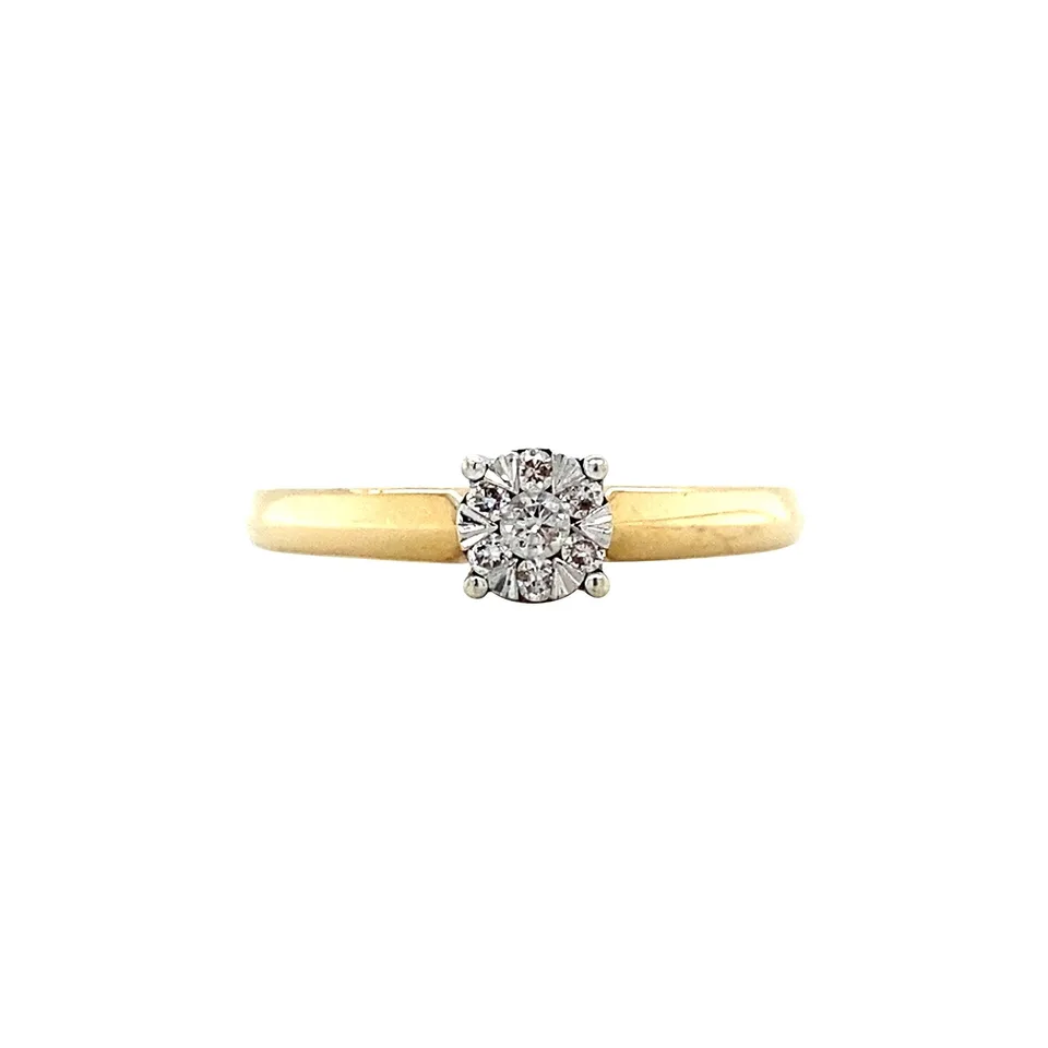 Vintage 14K Gold Ring with Diamond