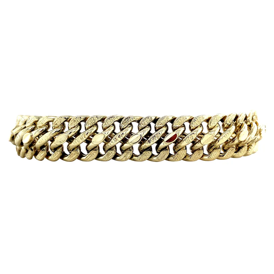 Vintage 14K Gold Curb Bracelet