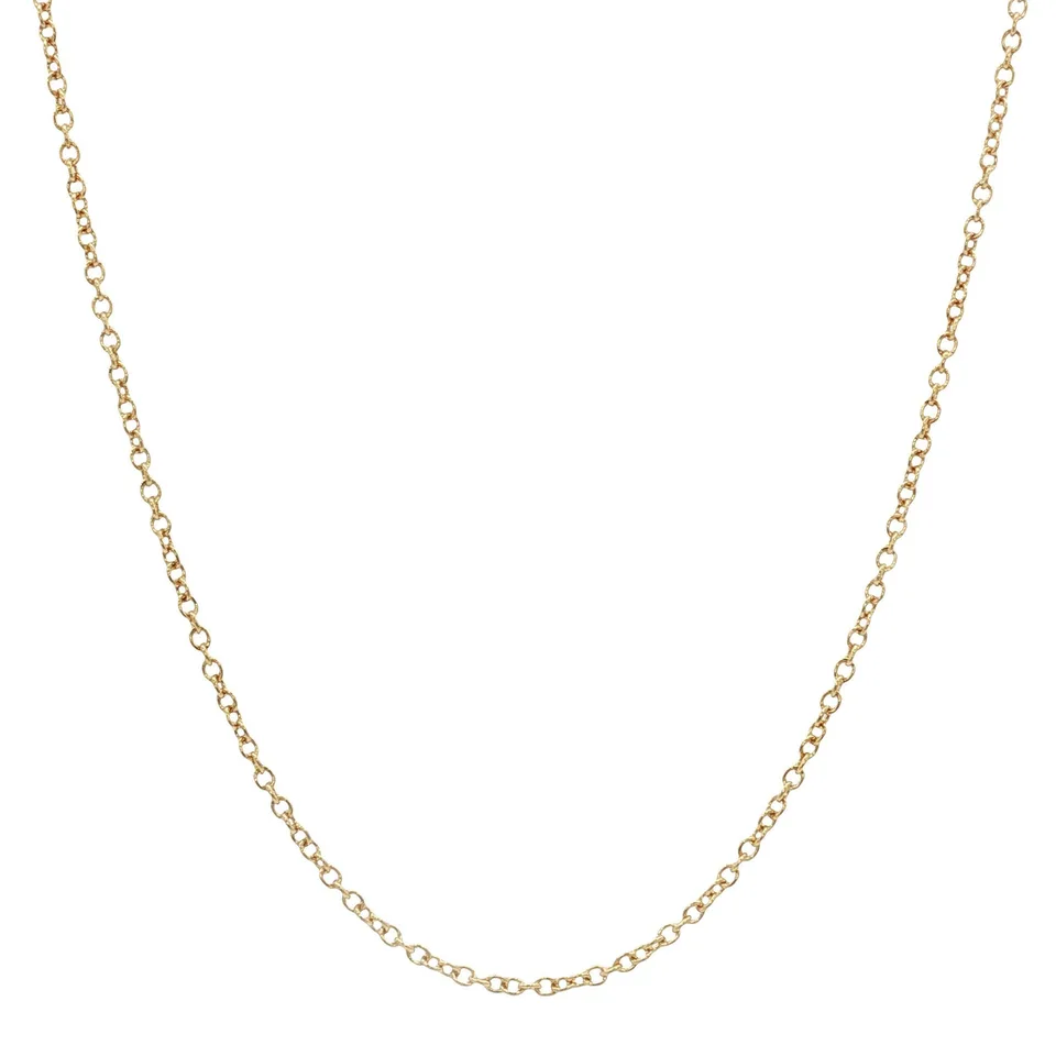 Vintage Anchor 9K Gold Necklace