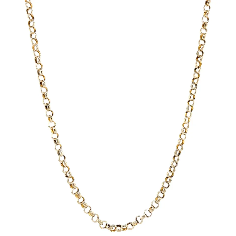 Vintage 14K Gold Necklace Jaseron 50 cm