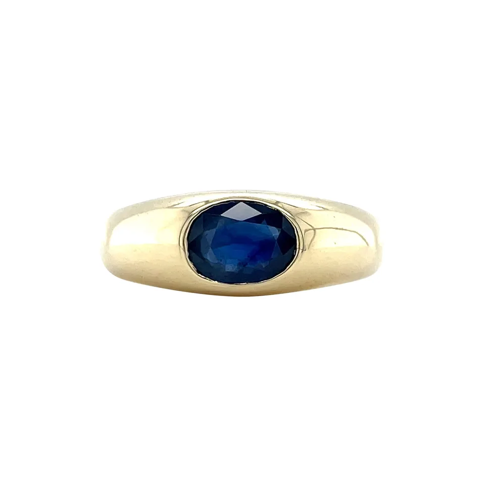 Vintage 14K Gold Ring with Sapphire