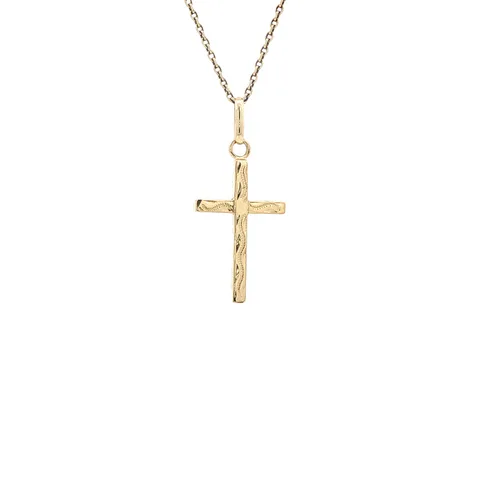 Vintage 14K Gold Cross Pendant