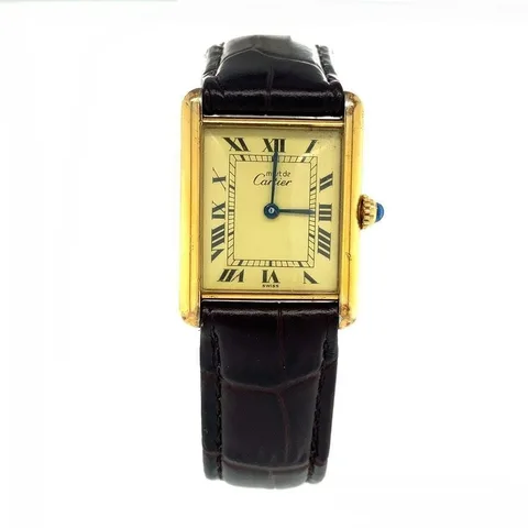 Vintage Cartier Tank Vermeil Quartz Watch