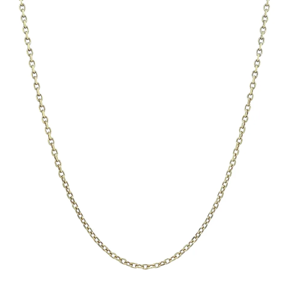 Vintage 14K Gold Long Necklace Anchor 43 cm