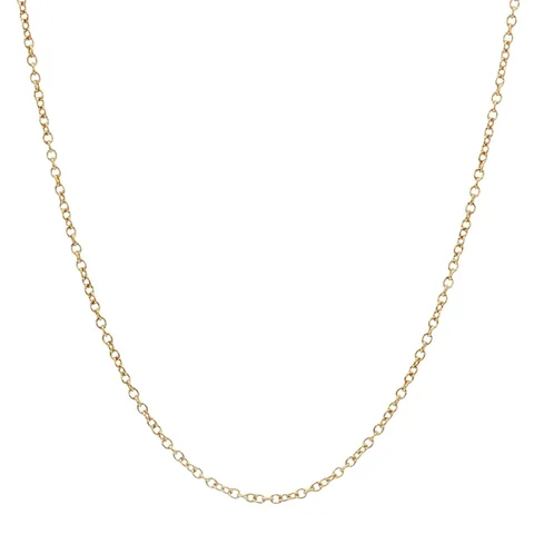 Vintage Anchor 9K Gold Necklace