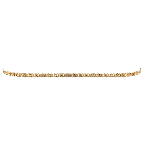 Vintage 14K Gold Fancy Bracelet 20.5 cm