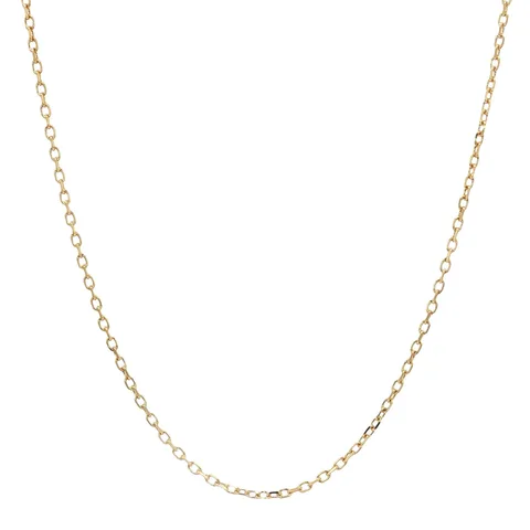 Vintage Anchor 9K Gold Necklace