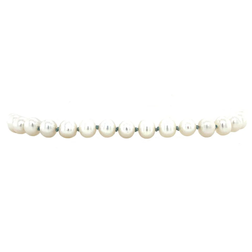 Vintage 14K Gold Bracelet with Pearls 22 cm