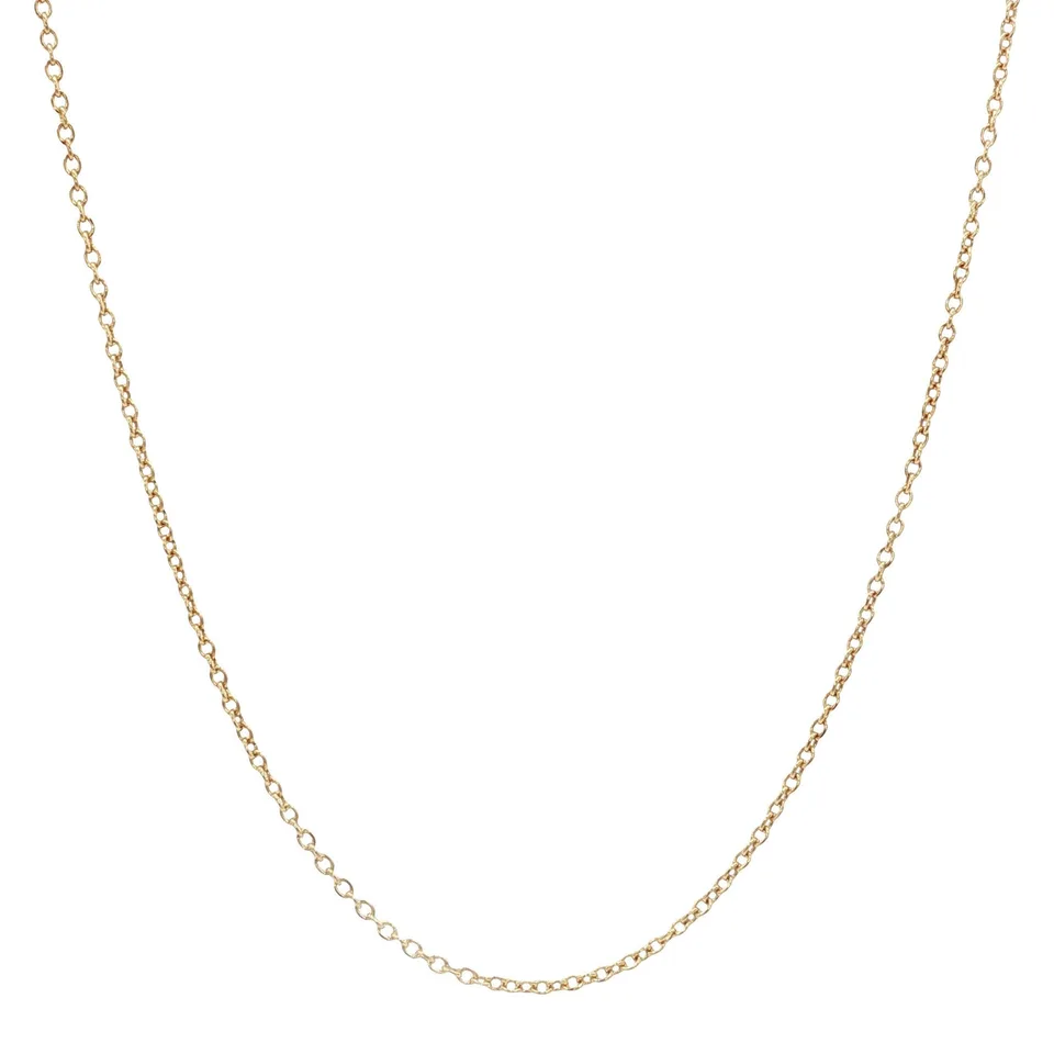 Vintage 14K Gold Anchor Necklace