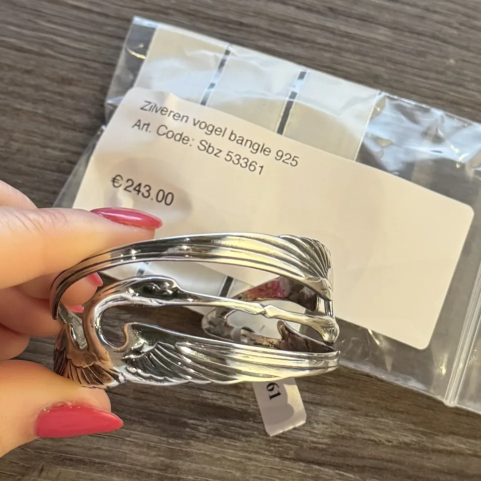 Vintage Sterling Silver Vogel Bangle