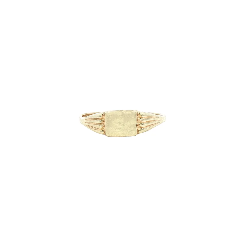 Vintage 14K Gold Signet Ring