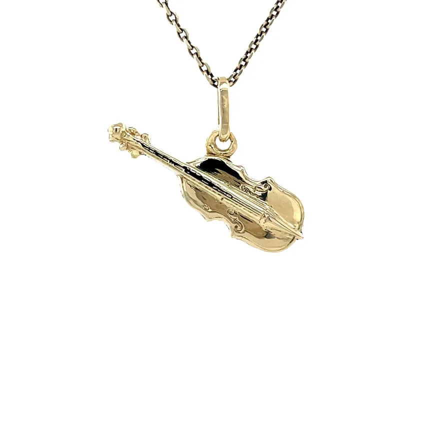 Vintage 14K Gold Viool Pendant