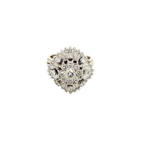 Vintage 14K Gold Ring with Diamond