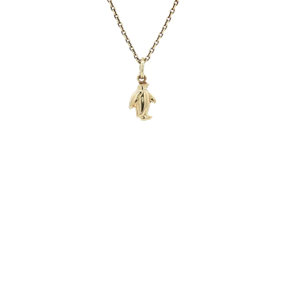 Vintage 14K Gold Pinguïn Pendant