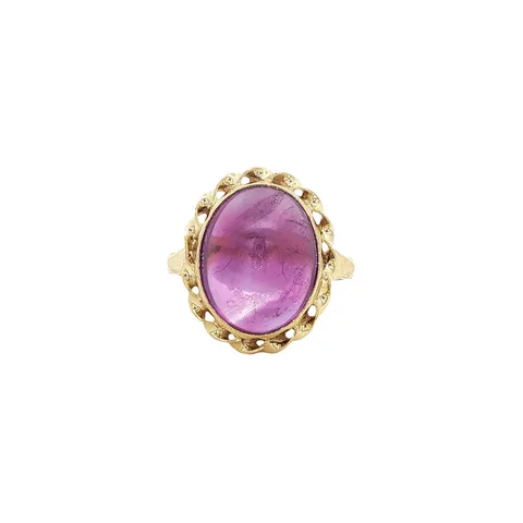 Vintage 14K Gold Ring with Amethyst